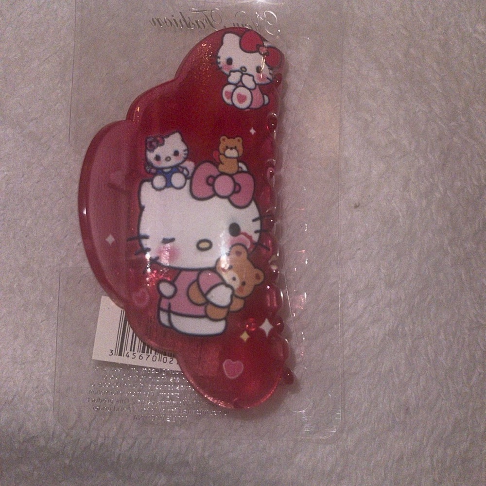 Hello Kitty hair claw clip new
